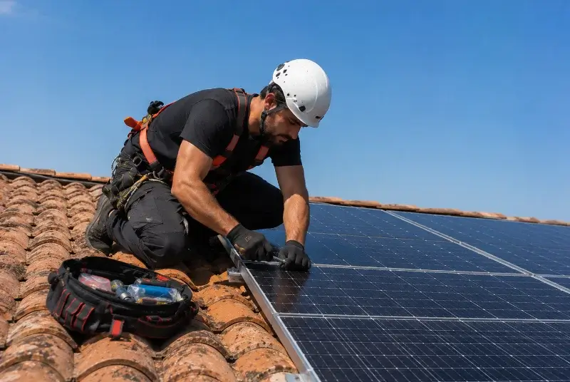 Maintenance et monitoring de panneaux solaires à Anthy-sur-Léman