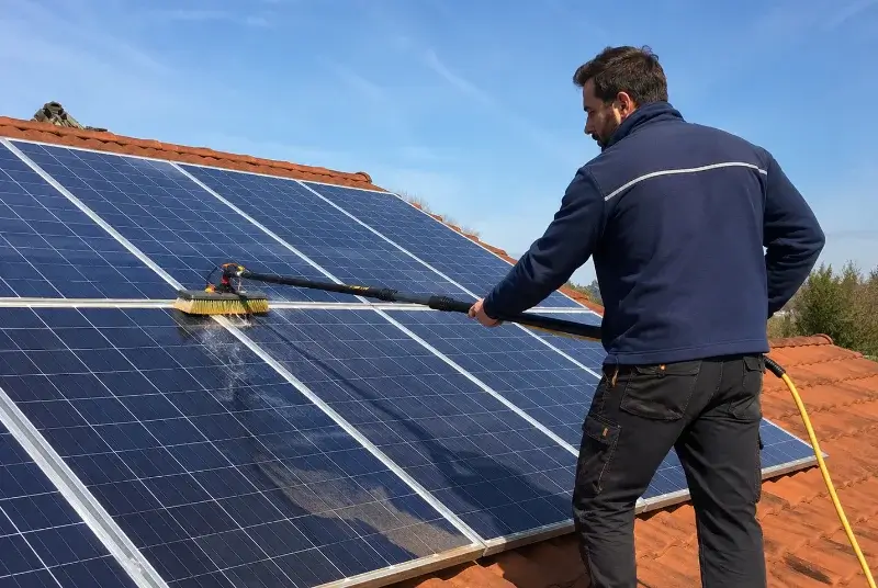 Nettoyage et entretien de panneaux solaires à Anthy-sur-Léman